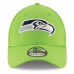Men's Seattle Seahawks New Era Neon Green Sideline Tech 39THIRTY Flex Hat 2544714